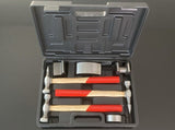 7x Auto Body Repair Tool Kit Craft Panel Beating Hammer and Dolly Set Hammer 43589312