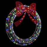 Wreath with 150 LEDs Multicolour 120 cm Acrylic 42019132