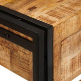 Console Tables 2 pcs Brown 160 x 33 x 75 cm Solid Mango wood 3324223
