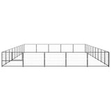 Dog Kennel Black 45 m Steel 3082161