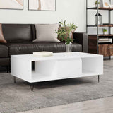 Coffee Table White 104x60x35 cm Engineered Wood 827084