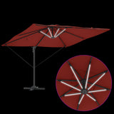 Umbrella Terracotta 286 x 284 x 270 cm Aluminium and Polyester 42003326