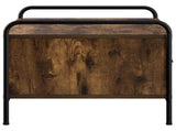 Coffee Table Smoked Oak 99.5 x 49 x 41 cm Engineered Wood 8013586