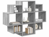 Wall Shelf Grey Sonoma 90 x 25 x 90 cm Engineered Wood 8012177