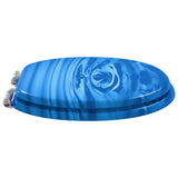 Soft-Close Toilet Seat Blue Drop 44 x 38 cm MDF board 42027186