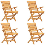 5 Piece Garden Dining Set Solid Wood Teak 3155026
