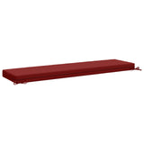 2-Piece Bench Cushions SOEST 2 pcs 100% Polyester Wine Red 949833