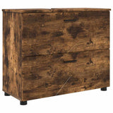 Bathroom Furniture Set 5 pcs Smoked Oak 3393078