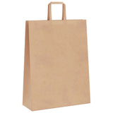 Paper Bags 250 pcs with Handles Brown 32x12x42 cm 4101816
