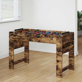Foosball Table Smoked Oak 125 x 60.5 x 80 cm Engineered Wood 858888