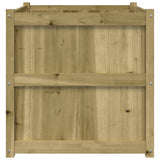 Garden Planter 70x70x70 cm Impregnated Wood Pine 837438