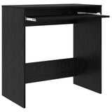 Desk with Drawer Black Oak 77.5 x 43 x 79 cm Engineered Wood 869515