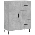 Highboard Concrete Grey 69.5x34x180 cm Engineered Wood 3199829