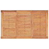 Garden Dining Table 150x90x75 cm Solid Wood Teak 316606