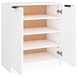 ZNTS Shoe Cabinet White 59x35x70 cm Engineered Wood 811421