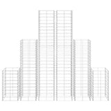 6 Piece Gabion Set Galvanised Wire 141049