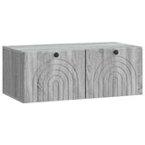 Wall-Mounted TV Cabinet Grey Sonoma 78.5 x 41 x 30 cm 898181