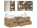 Bathroom Furniture Set 5 pcs Artisan Oak 3407054