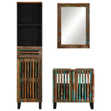 3 Piece Bathroom Furniture Set Solid Wood Acacia 3217105