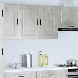 Kitchen Wall Cabinet Porto Concrete Grey Engineered Wood 854071