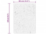 Rug HUARTE Short Pile Soft and Washable Sand 80x150 cm 375052