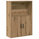 Bookcase Artisan Oak 60x24x85 cm Engineered Wood 860417