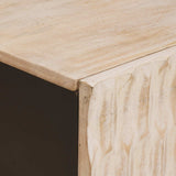 Coffee Table White 100 x 54 x 40 cm Solid Mango Wood 4017876