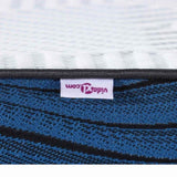Mattress Pads White and blue 90 x 200 cm Gel Memory Foam 4106256