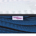Mattress Pads White and blue 120 x 200 cm Gel Memory Foam 4106258
