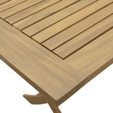 7 Piece Garden Dining Set Solid Wood Acacia 3214237