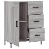 Sideboard Grey Sonoma 69.5x34x90 cm Engineered Wood 830266