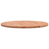 Table Top 70x2.5 cm Round Solid Wood Beech 355938