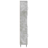 Bathroom Cabinet with Open Shelf HAARLEM Concrete Grey 896818
