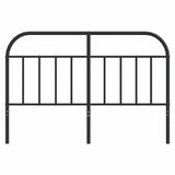 Metal Replace Headboard Black 135 cm 353667