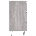 ZNTS Bedside Cabinet Grey Sonoma 40x35x69 cm Engineered Wood 826936