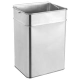Ashtray Dustbin Hotel 45 L Steel Black 51093