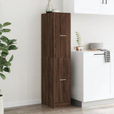 Apothecary Cabinet Brown Oak 30x41x144.5 cm Engineered Wood 855175
