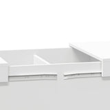 Coffee Table White 80x55x40 cm Engineered Wood 840863