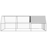 Outdoor Chicken Cage 3x6x2 m Galvanised Steel 3089325
