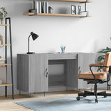 Desk Grey Sonoma 140x50x75 cm Engineered Wood 829546