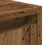 ZNTS Wall-Mounted Bedside Cabinets 2 pcs Old Wood 38x34x40 cm 861244