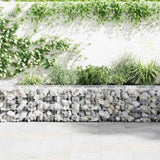 Gabion Wall with Covers Galvanised Steel 300x30x50 cm 147820