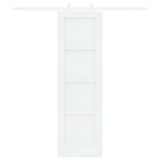 Sliding Door White 61 x 198.5 cm Solid Pine Wood 3333381