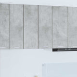 Hanging Cabinet 2 pcs Concrete Grey and White 30 x 31 x 80 cm 884249