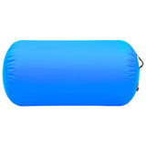 Inflatable Gymnastic Roll with Pump 120x75 cm PVC Blue 92717