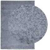 Shaggy Rug PAMPLONA High Pile Modern Blue 140x200 cm 375323