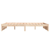 Bed Frame without Mattress Solid Wood 140x200 cm 814949