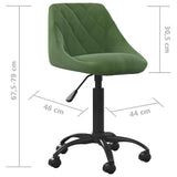 Dining Chair Dark Green Velvet 335363