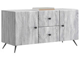 Sideboard Grey Sonoma 89 x 34.5 x 60 cm Engineered Wood 895581