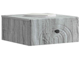 Wall-Mounted Bedside Cabinet 2 pcs Grey Sonoma Engineered Wood 898098